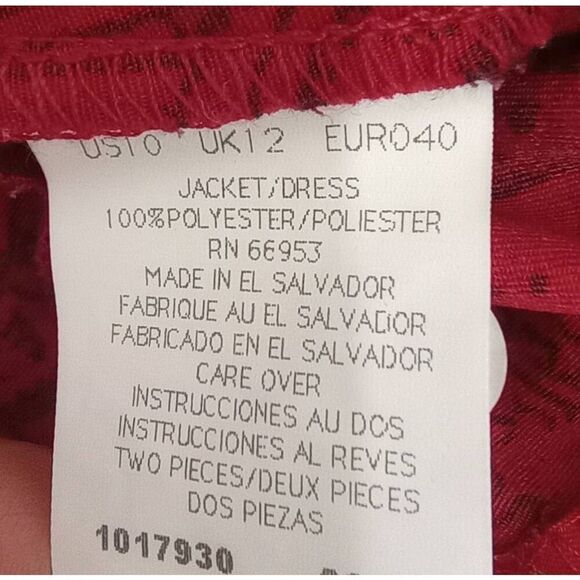 Capacity petite red with dogs,  sleeveless button down cardigan. Cottage Core, g - Picture 5 of 6